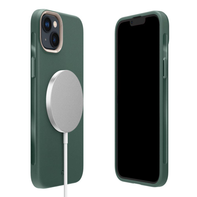 Spigen Cyrill Ultra Color Mag dėklas su MagSafe iPhone 14 Plus - tamsiai žalias
