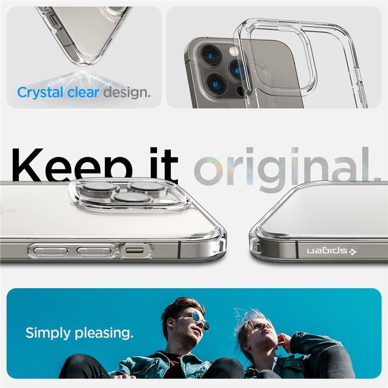 Spigen Ultra Hybrid dėklas iPhone 14 Pro Max - skaidrus