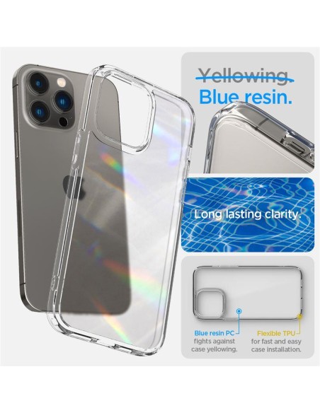Spigen Ultra Hybrid dėklas iPhone 14 Pro Max - matinis-permatomas Spigen Ultra Hybrid dėklas iPhone 14 Pro Max - matinis-permatomas