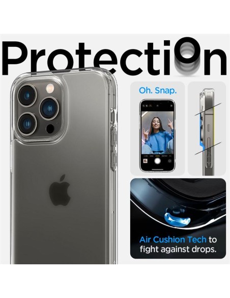 Spigen Ultra Hybrid dėklas iPhone 14 Pro Max - matinis-permatomas Spigen Ultra Hybrid dėklas iPhone 14 Pro Max - matinis-permatomas