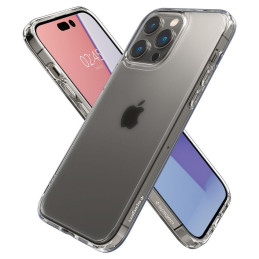 Spigen Ultra Hybrid dėklas iPhone 14 Pro Max - matinis-permatomas