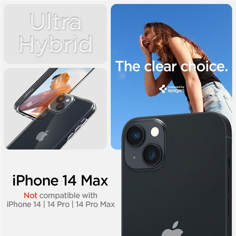 Spigen Ultra Hybrid dėklas iPhone 14 Plus - skaidrus
