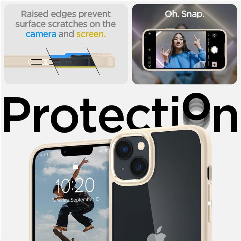 Spigen Ultra Hybrid dėklas iPhone 14 Plus - smėlio