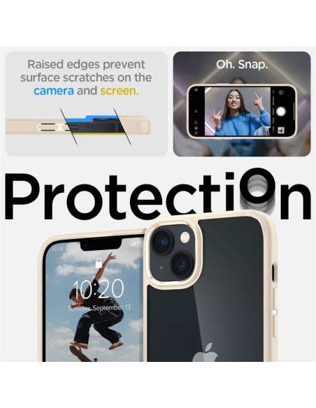 Spigen Ultra Hybrid dėklas iPhone 14 Plus - smėlio