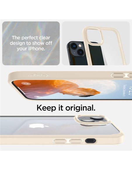Spigen Ultra Hybrid dėklas iPhone 14 Plus - smėlio