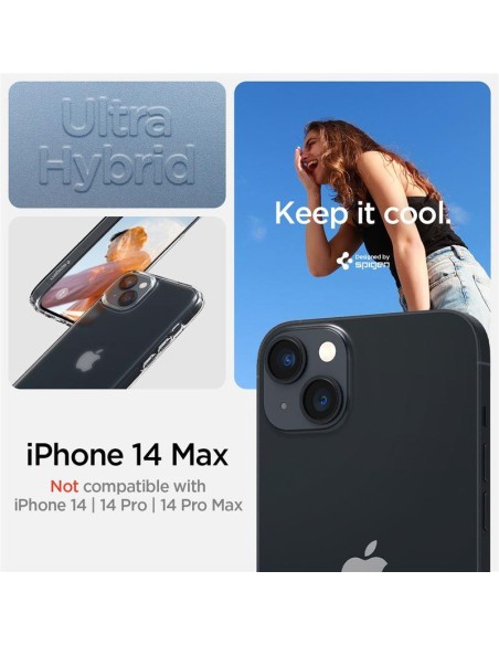 Spigen Ultra Hybrid dėklas iPhone 14 Plus - matinis ir skaidrus Spigen Ultra Hybrid dėklas iPhone 14 Plus - matinis ir skaidrus