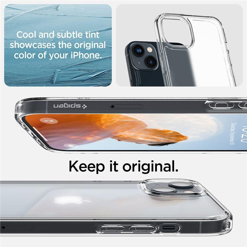 Spigen Ultra Hybrid dėklas iPhone 14 Plus - matinis ir skaidrus