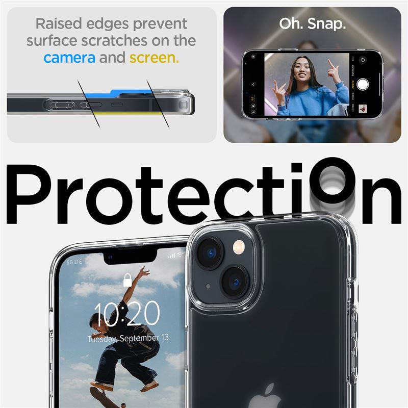 Spigen Ultra Hybrid dėklas iPhone 14 Plus - matinis ir skaidrus