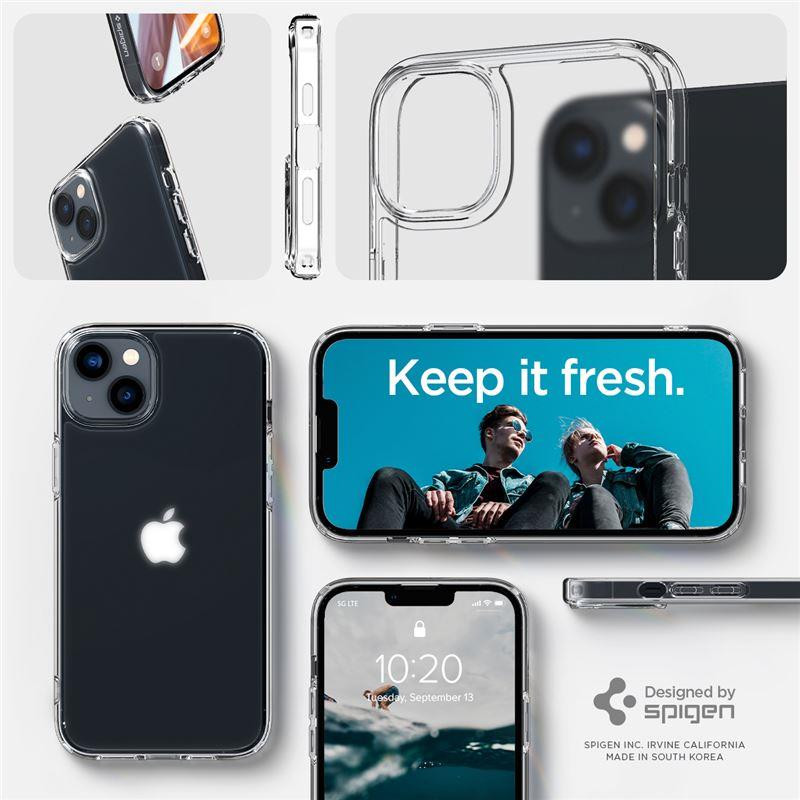 Spigen Ultra Hybrid dėklas iPhone 14 Plus - matinis ir skaidrus