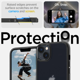 Spigen Ultra Hybrid dėklas, skirtas iPhone 14 Plus - matinė juoda