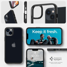Spigen Ultra Hybrid dėklas, skirtas iPhone 14 Plus - matinė juoda