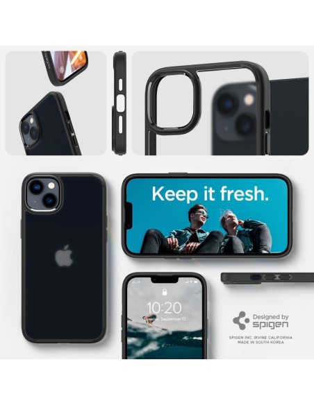 Spigen Ultra Hybrid dėklas, skirtas iPhone 14 Plus - matinė juoda