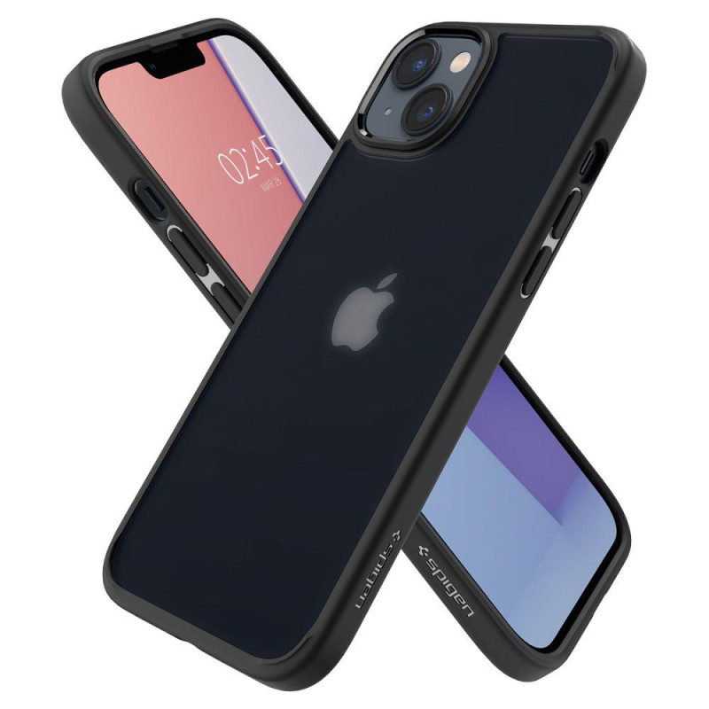 Spigen Ultra Hybrid dėklas, skirtas iPhone 14 Plus - matinė juoda