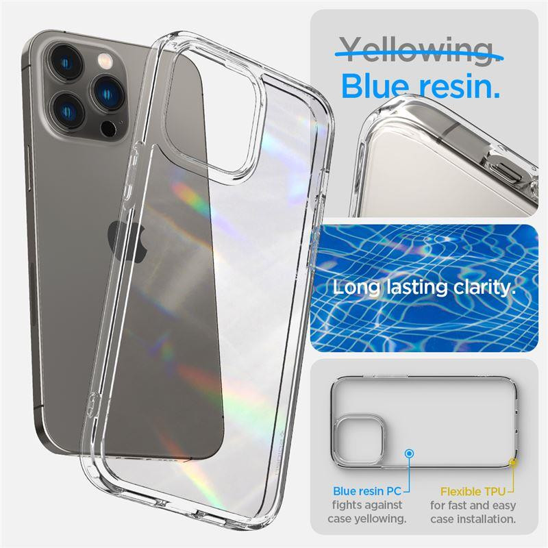 Spigen Ultra Hybrid dėklas iPhone 14 Pro - skaidrus