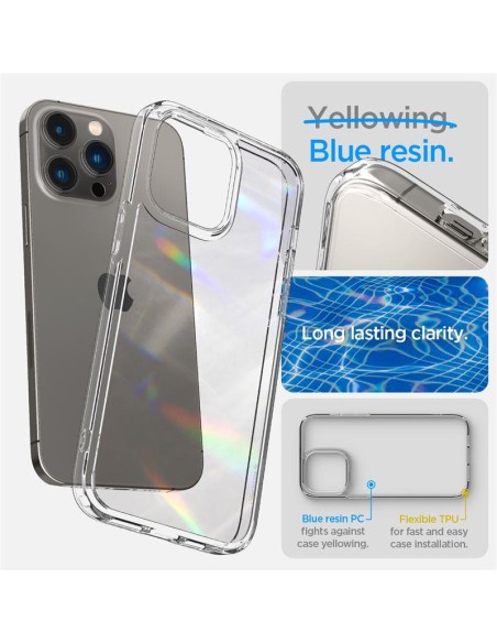 Spigen Ultra Hybrid dėklas iPhone 14 Pro - skaidrus Spigen Ultra Hybrid dėklas iPhone 14 Pro - skaidrus