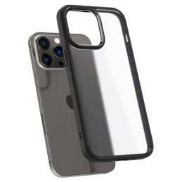 Spigen Ultra Hybrid dėklas iPhone 14 Pro - matinės juodos spalvos