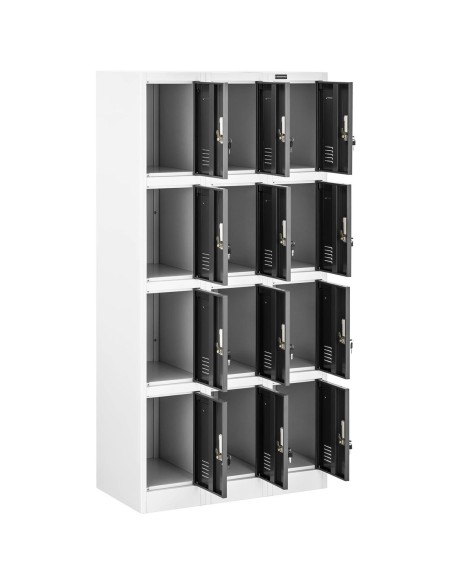 Metalinė spintelė pusryčiams, 12 spintelių Metalinė spintelė pusryčiams, 12 spintelių