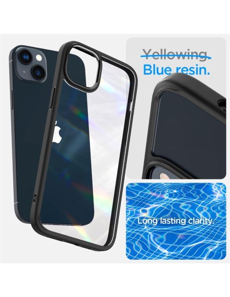 Spigen Ultra Hybrid dėklas iPhone 14 - matinė juoda