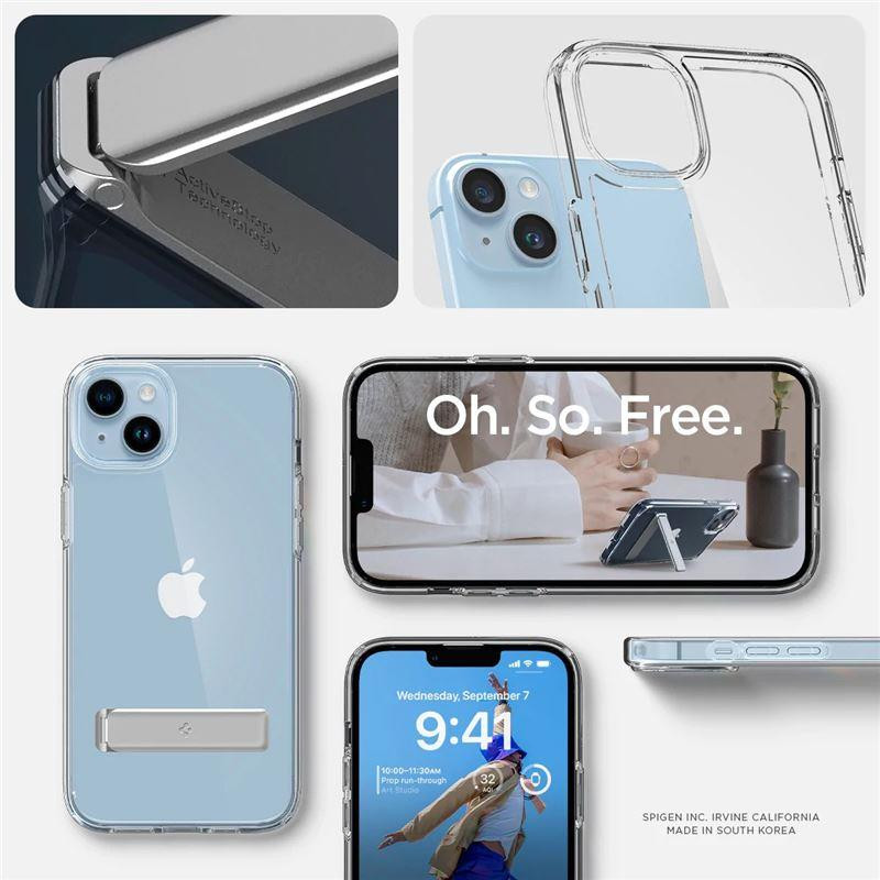 Spigen Ultra Hybrid S dėklas iPhone 14 Plus - skaidrus