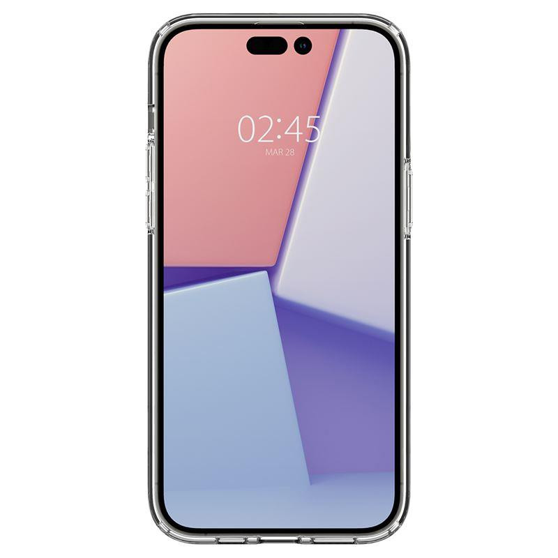Spigen Ultra Hybrid Mag Dėklas su MagSafe, skirtas iPhone 14 Pro Max – skaidrus ir baltas