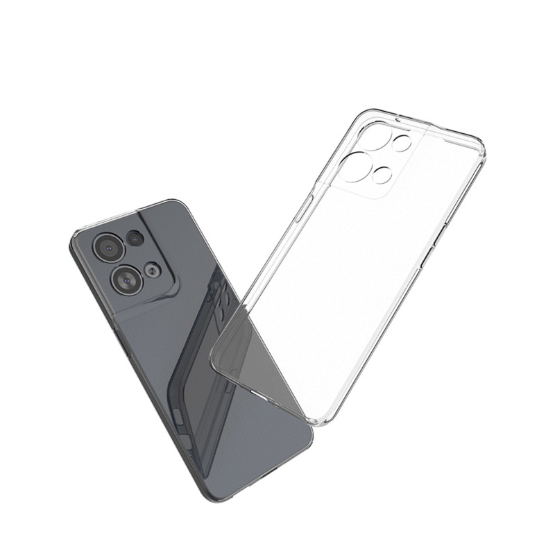 Ultra Clear 0,5 mm dėklas, skirtas Oppo Reno 8 plonam dangčiui, skaidrus