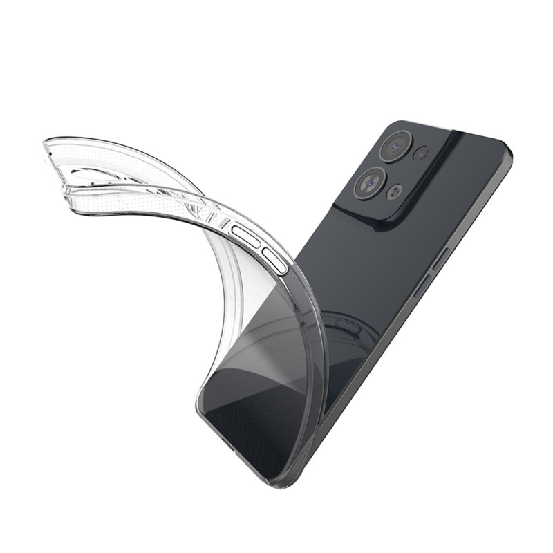 Ultra Clear 0,5 mm dėklas, skirtas Oppo Reno 8 plonam dangčiui, skaidrus
