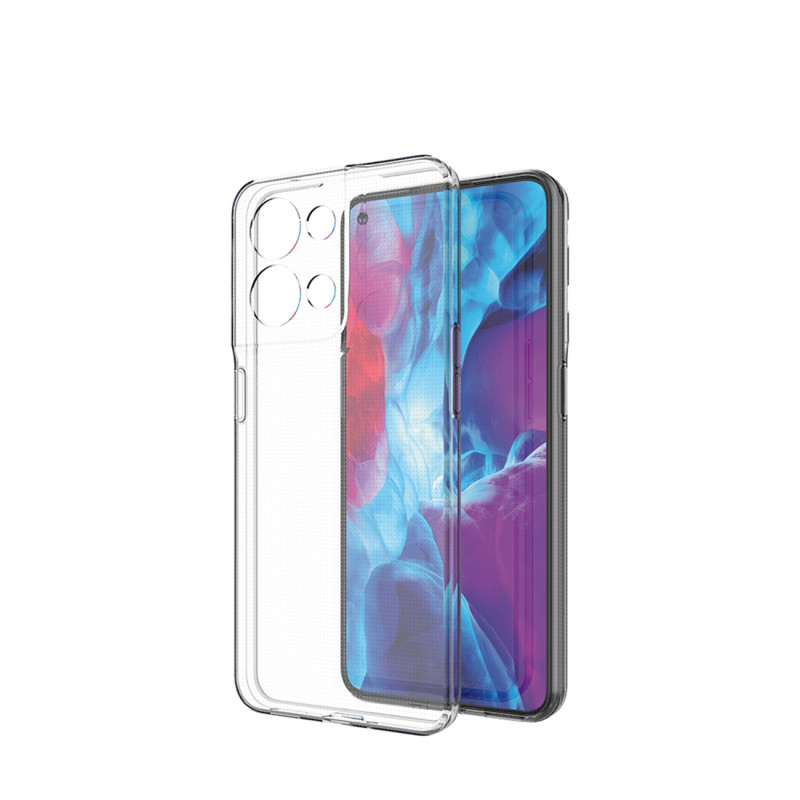 Ultra Clear 0,5 mm dėklas, skirtas Oppo Reno 8 Pro plonu dangteliu, skaidrus
