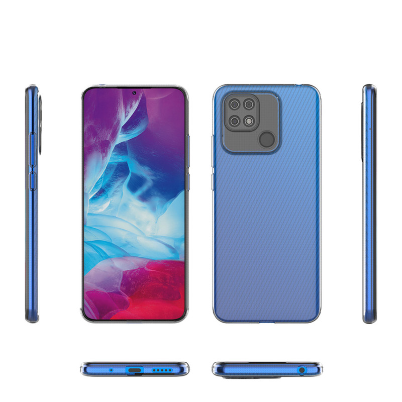 Itin skaidrus 0,5 mm Xiaomi Poco C40 dėklas, plonas dangtelis, skaidrus