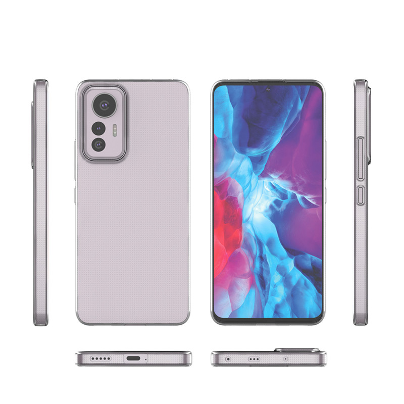 Itin skaidrus 0,5 mm Xiaomi 12 Lite dėklas, plonas dangtelis, skaidrus
