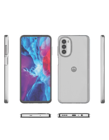 Itin skaidrus 0,5 mm dėklas Motorola Moto G82 5G / Moto G52 plonas dangtelis, skaidrus Itin skaidrus 0,5 mm dėklas Motorola Moto G82 5G / Moto G52 plonas dangtelis, skaidrus