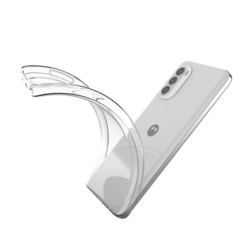 Itin skaidrus 0,5 mm dėklas Motorola Moto G82 5G / Moto G52 plonas dangtelis, skaidrus