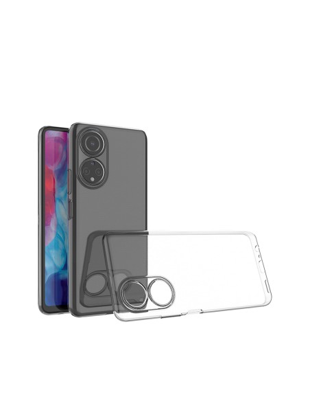 Ultra Clear 0,5 mm dėklas Honor X7 / Honor Play 30 Plus plonas dangtelis skaidrus