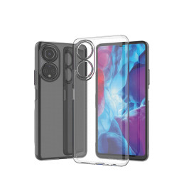 Ultra Clear 0,5 mm dėklas Honor X7 / Honor Play 30 Plus plonas dangtelis skaidrus