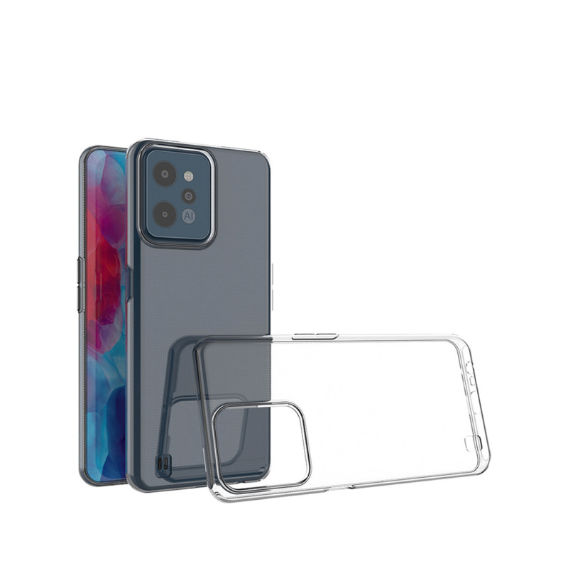 Itin skaidrus 0,5 mm Realme C31 dėklas, plonas dangtelis, skaidrus