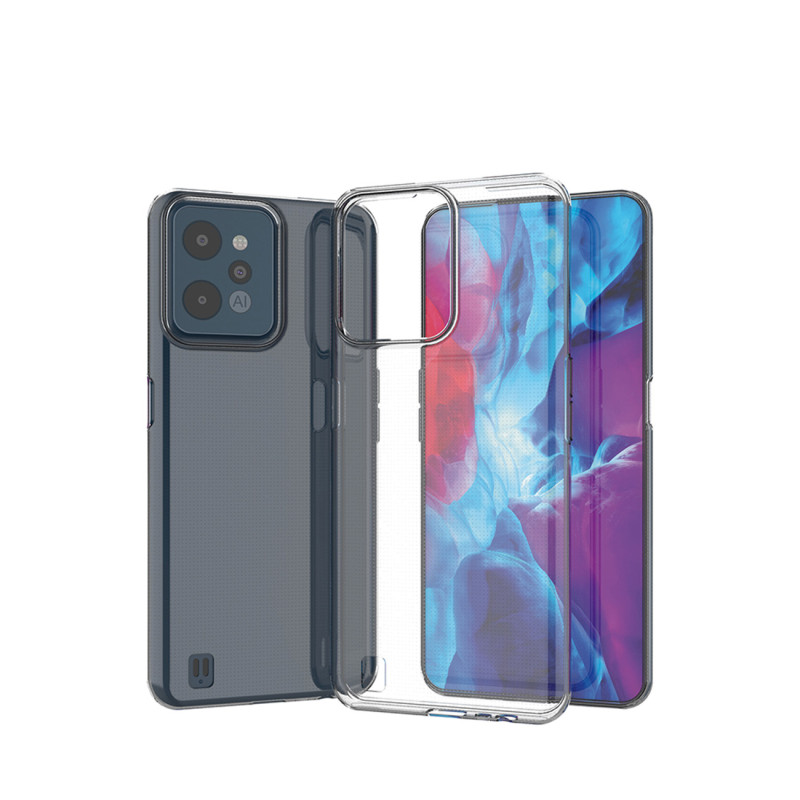 Itin skaidrus 0,5 mm Realme C31 dėklas, plonas dangtelis, skaidrus