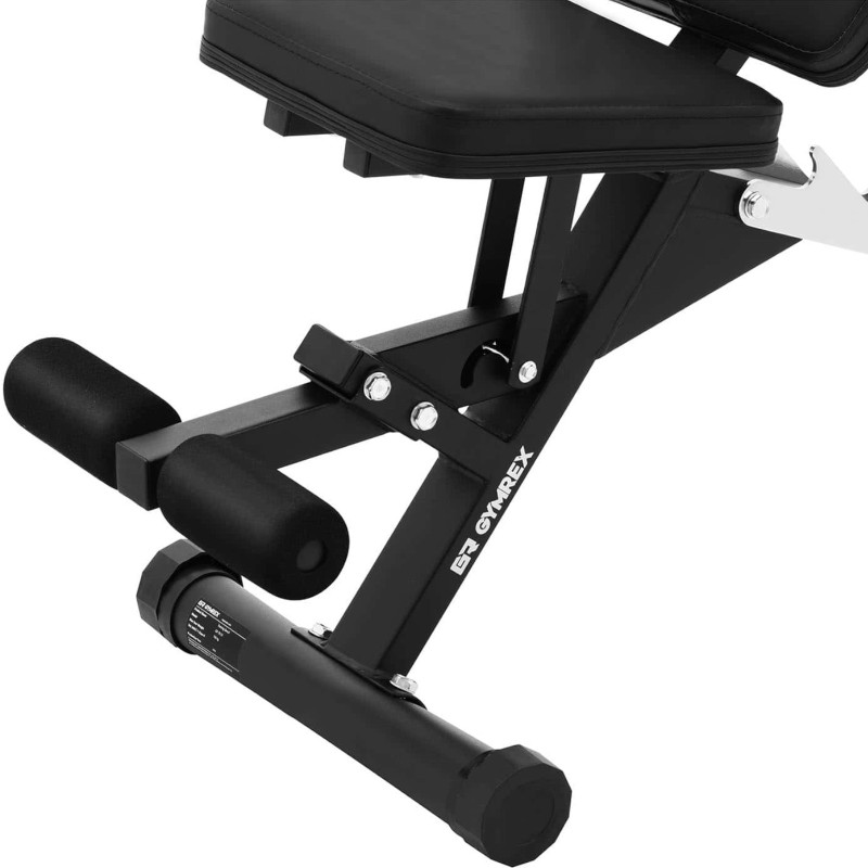 Treniruočių suoliuko nuolydis reguliuojamas 90-180 laipsnių iki 100 kg