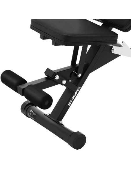 Treniruočių suoliuko nuolydis reguliuojamas 90-180 laipsnių iki 100 kg