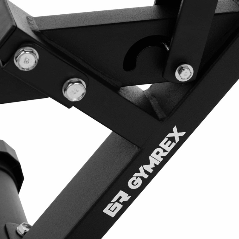 Treniruočių suoliuko nuolydis reguliuojamas 90-180 laipsnių iki 100 kg