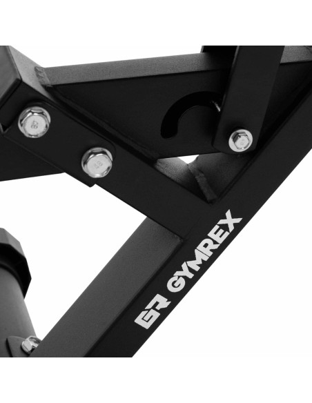 Treniruočių suoliuko nuolydis reguliuojamas 90-180 laipsnių iki 100 kg