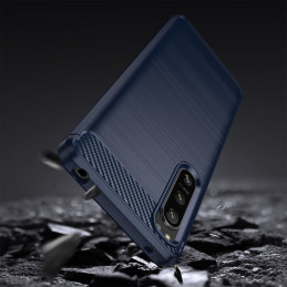 „Thunder Case Realme C35“ silikoninis šarvuotas dangtelis, juodas