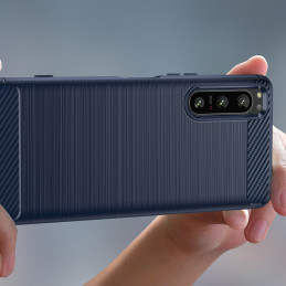 „Thunder Case Realme C35“ silikoninis šarvuotas dangtelis, juodas