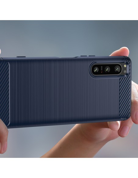 „Thunder Case Realme C35“ silikoninis šarvuotas dangtelis, juodas