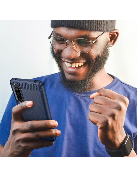 „Thunder Case Realme C35“ silikoninis šarvuotas dangtelis, juodas