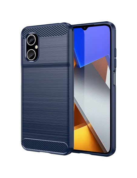 Anglies dėklas Xiaomi Redmi Note 11E / Redmi 10 5G / Redmi 10 Prime+ 5G / Poco M4 5G lankstus silikoninis anglies dangte...