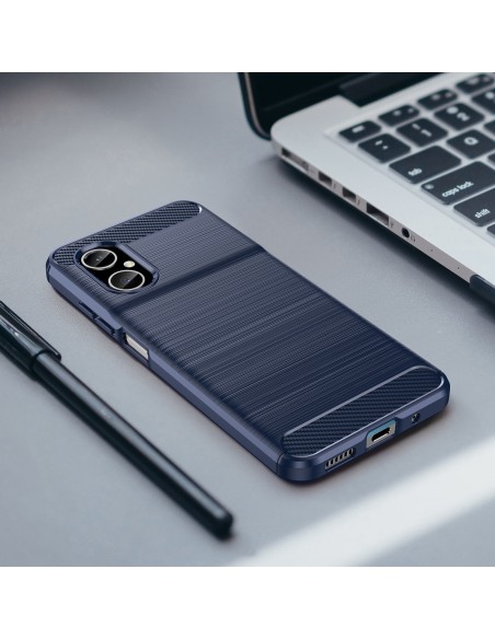 Anglies dėklas Xiaomi Redmi Note 11E / Redmi 10 5G / Redmi 10 Prime+ 5G / Poco M4 5G lankstus silikoninis anglies dangte...