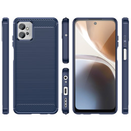 Anglies dėklas, skirtas Realme Narzo 50 5G lankstus silikoninis anglies dangtelis juodas