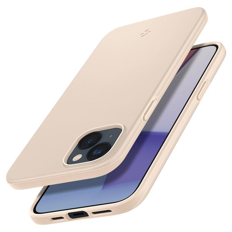 Spigen Thin Fit dėklas iPhone 14 Plus - smėlio