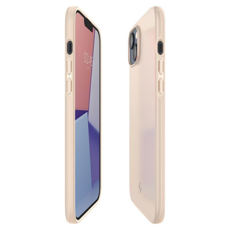 Spigen Thin Fit dėklas iPhone 14 Plus - smėlio