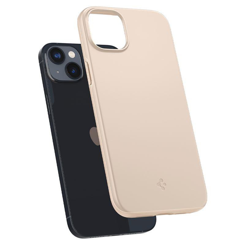 Spigen Thin Fit dėklas iPhone 14 Plus - smėlio