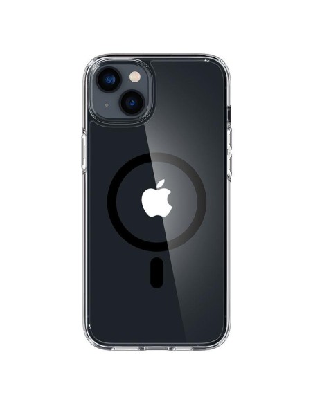 Spigen Ultra Hybrid Mag Dėklas su MagSafe, skirtas iPhone 14 Plus – skaidrus ir juodas Spigen Ultra Hybrid Mag Dėklas su MagSafe, skirtas iPhone 14 Plus – skaidrus ir juodas